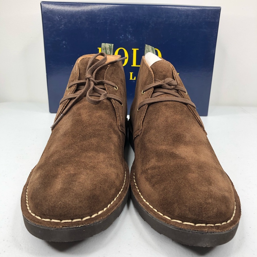 Polo Ralph Lauren Talan Chukka Brown Suede Boots - Picture 4 of 10